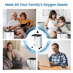 VARON Quiet 1–10 L/min Home Oxygen Concentrator Serene 3