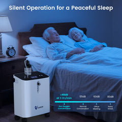 VARON Quiet 1–10 L/min Home Oxygen Concentrator Serene 3