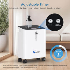 VARON Quiet 1–10 L/min Home Oxygen Concentrator Serene 3