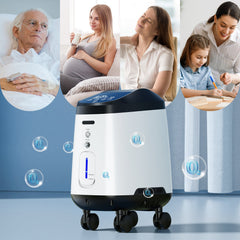 VARON Home Oxygen Concentrator 105W Pro Wheel Edition (1-9 settings)