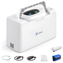 VARON 3L/min Portable Oxygen Concentrator NT-05+Extra 8-Cell Battery