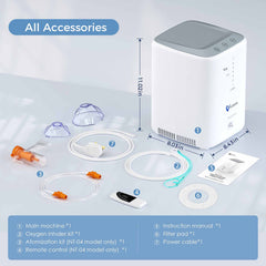 Super Quiet! VARON 1-7L/min Home Oxygen Concentrator NT-04